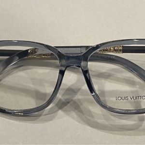 2184 Gray 49 Eye Size Gray Eyeglass Frame with Eyeglass Pouch